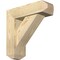 Ekena Millwork Traditional Craftsman Rough Sawn Bracket w/ Offset Brace, Douglas Fir, 6"W x 18"D x 18"H BKT0604X18X18TRA04RDF - alternate 1